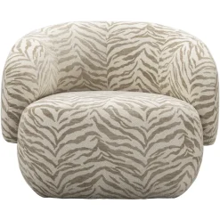 Richmond Interiors Lounge stoel Milano beige tiger