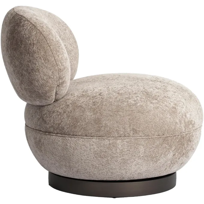Richmond Interiors Lounge stoel Jace be easy zand draaibaar fire retardant