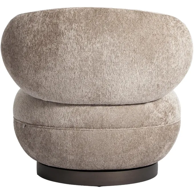 Richmond Interiors Lounge stoel Jace be easy zand draaibaar fire retardant