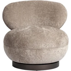 Richmond Interiors Lounge stoel Jace be easy zand draaibaar fire retardant