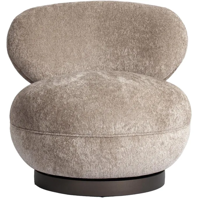 Richmond Interiors Lounge stoel Jace be easy zand draaibaar fire retardant