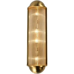 Richmond Interiors Muurlamp Leeza geborsteld Goud