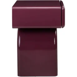 Richmond Interiors Nachtkastje Bennet burgundy 1 Lade