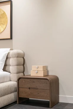 Richmond Interiors Nachtkastje Bedford bruin 2 lades