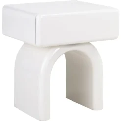 Richmond Interiors Nachtkastje Bennet coconut milk 1 Lade