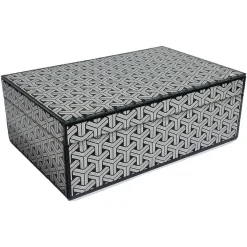 Richmond Interiors Opbergbox Feliz groot Zwart / Wit