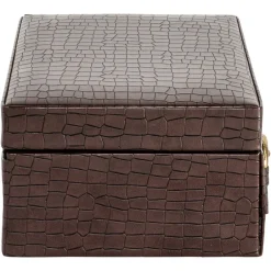 Richmond Interiors Opbergdoos Rex donker bruin groot