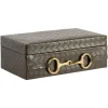 Richmond Interiors Opbergdoos Blade olive groot