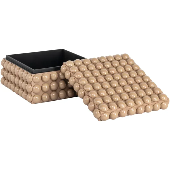 Richmond Interiors Opbergdoos Ash beige groot