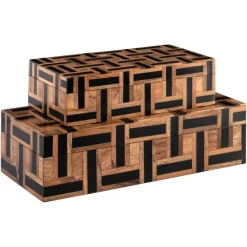 Richmond Interiors Opbergdoos Floor bruin groot