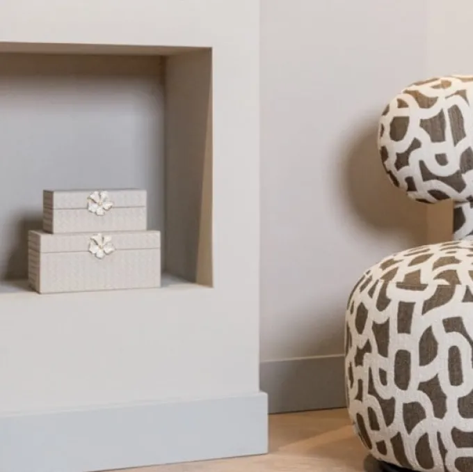 Richmond Interiors Opbergdoos Lillie ivoor klein