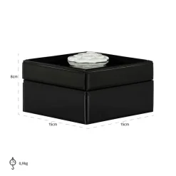 Richmond Interiors Opbergdoos Lune zwart / wit