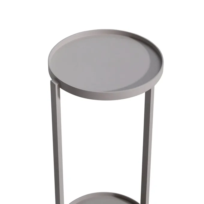 Richmond Interiors Outdoor bijzettafel Reed light beige