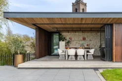 Richmond Interiors Outdoor eettafel Senza licht beige 220