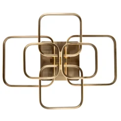 Richmond Interiors Plafondlamp Cailey Brushed Gold