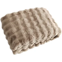 Richmond Interiors Plaid Nordic Plush beige 150x200