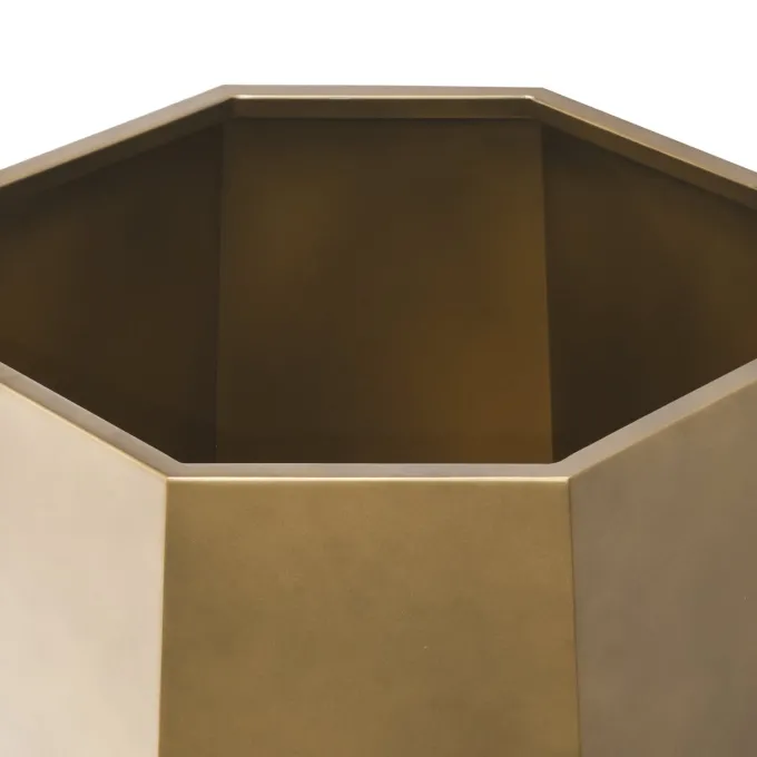 Richmond Interiors Plantenbak Axis brons goud medium