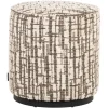 Richmond Interiors Poef Lexie 45Ø cream dalia 11