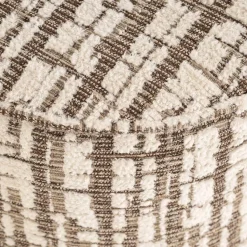 Richmond Interiors Poef Lexie 45Ø cream dalia 11