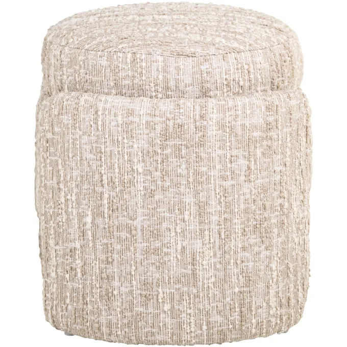 Richmond Interiors Poef & Voetenbank Cupid beige angora met opbergruimte