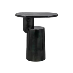 Richmond Interiors Richmond Interiors Bijzettafel Denzell - Zwart Aluminium