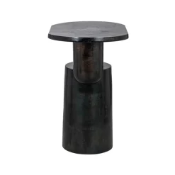 Richmond Interiors Richmond Interiors Bijzettafel Denzell - Zwart Aluminium
