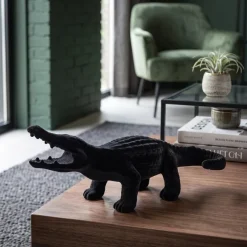 Richmond Interiors Richmond Interiors Krokodil Crocky zwart medium