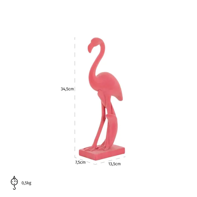 Richmond Interiors Richmond Interiors Deco object Flamant - Roze Decoratiebeeld