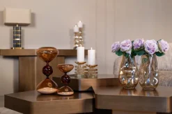 Richmond Interiors Salontafel Hexa set van 3 geborsteld Goud