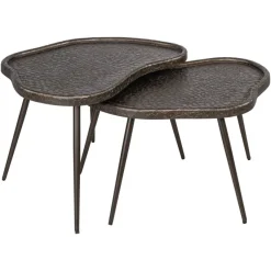 Richmond Interiors Salontafel Bean Brunzae - Set van 2