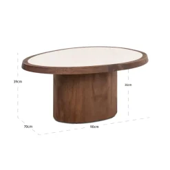 Richmond Interiors Salontafel Melrose brown