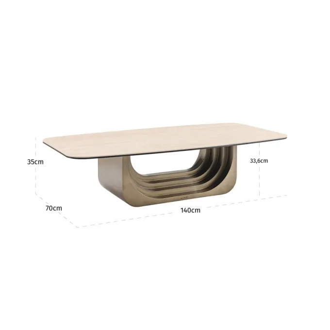 Richmond Interiors Salontafel Maxfield beige