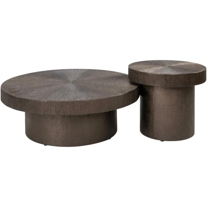 Richmond Interiors Salontafel Lindo Brunzae - Set van 2