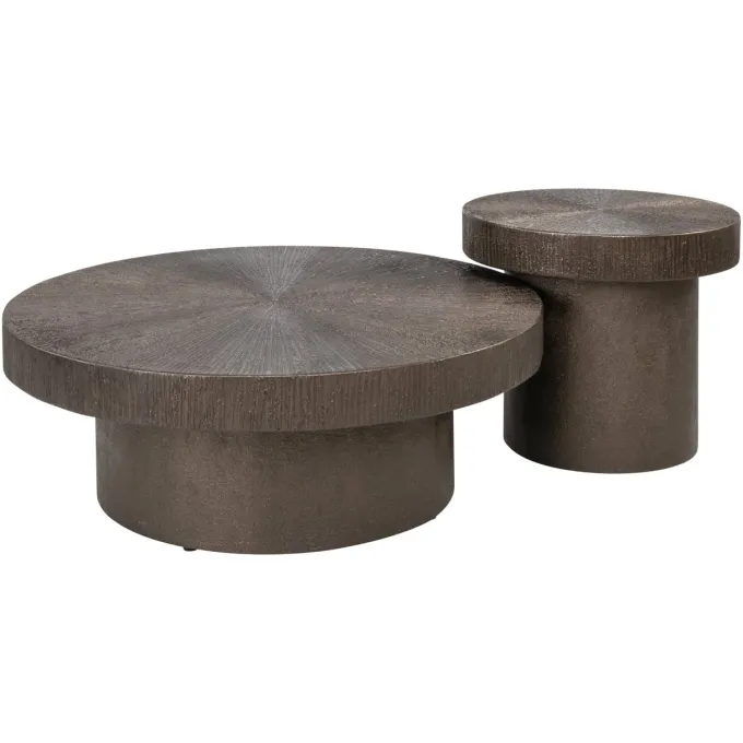 Richmond Interiors Salontafel Lindo Brunzae - Set van 2