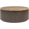 Richmond Interiors Salontafel Russo brown 90Ø