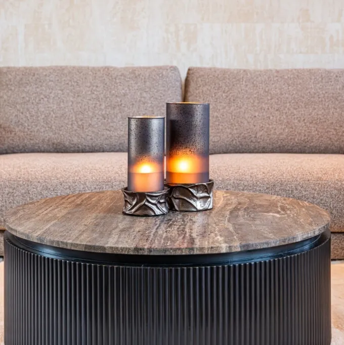 Richmond Interiors Salontafel Russo brown 90Ø
