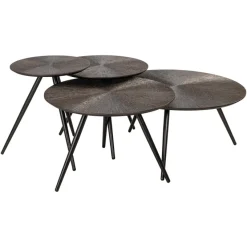 Richmond Interiors Salontafel Quadra Brunzae - Set van 4