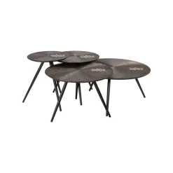 Richmond Interiors Salontafel Quadra Brunzae - Set van 4