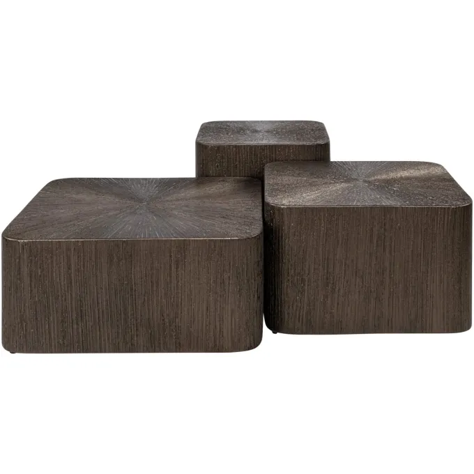 Richmond Interiors Salontafel Cubes Brunzae - Set van 3
