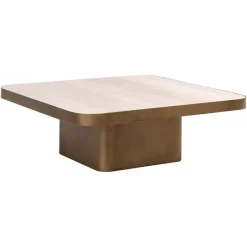 Richmond Interiors Salontafel Claridge beige 90x90 (cumulus)