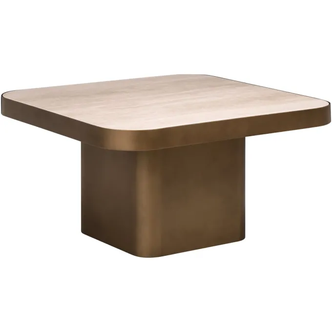 Richmond Interiors Salontafel Claridge beige 70x70 (cumulus)