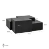 Richmond Interiors Salontafel Lennox Dark Coffee (Dark coffee)