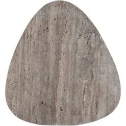 Richmond Interiors Salontafel Spencer set van 2 travertine Beige grijs