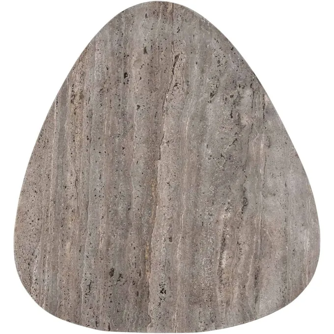 Richmond Interiors Salontafel Spencer set van 2 travertine Beige grijs