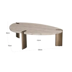 Richmond Interiors Salontafel Arcadia grijs