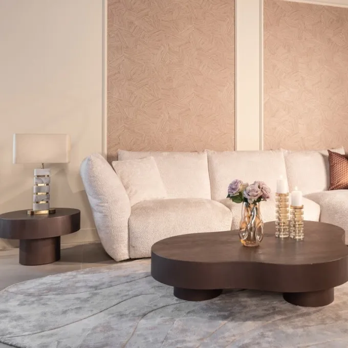 Richmond Interiors Salontafel Bogor set van 2 brons