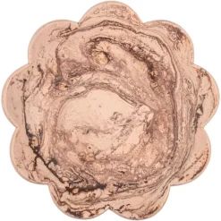 Richmond Interiors Schaal Peony chocolade bruin