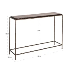 Richmond Interiors Sidetable Villano brons