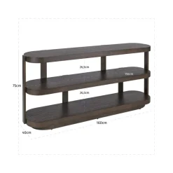 Richmond Interiors Sidetable Ellington bruin