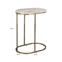 Richmond Interiors Sofa tafel Bottega Blush beige